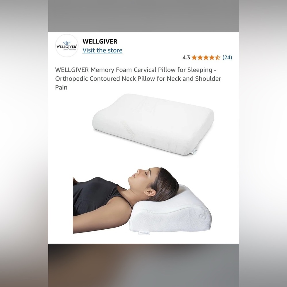 Live well cervical gel pillow- NEW in plastic